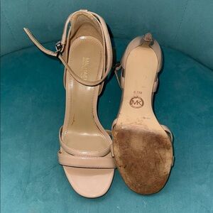 Michael Kors Nude Strappy Heels